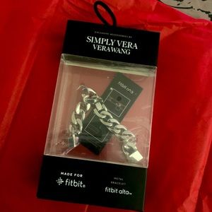 Simply Vera Vera Wang metal bracelet for FitBit Alta. Never used, still in box.